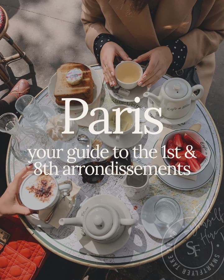 Paris: your guide to the 1st and 8th arrondissements, a tea table